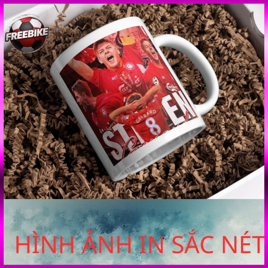 (SALE) LY SỨ IN CAO CẤP HÌNH STEVEN GERRARD MẪU 1