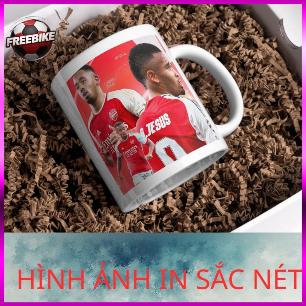 (SALE) LY SỨ IN CAO CẤP HÌNH GABRIEL JESUS