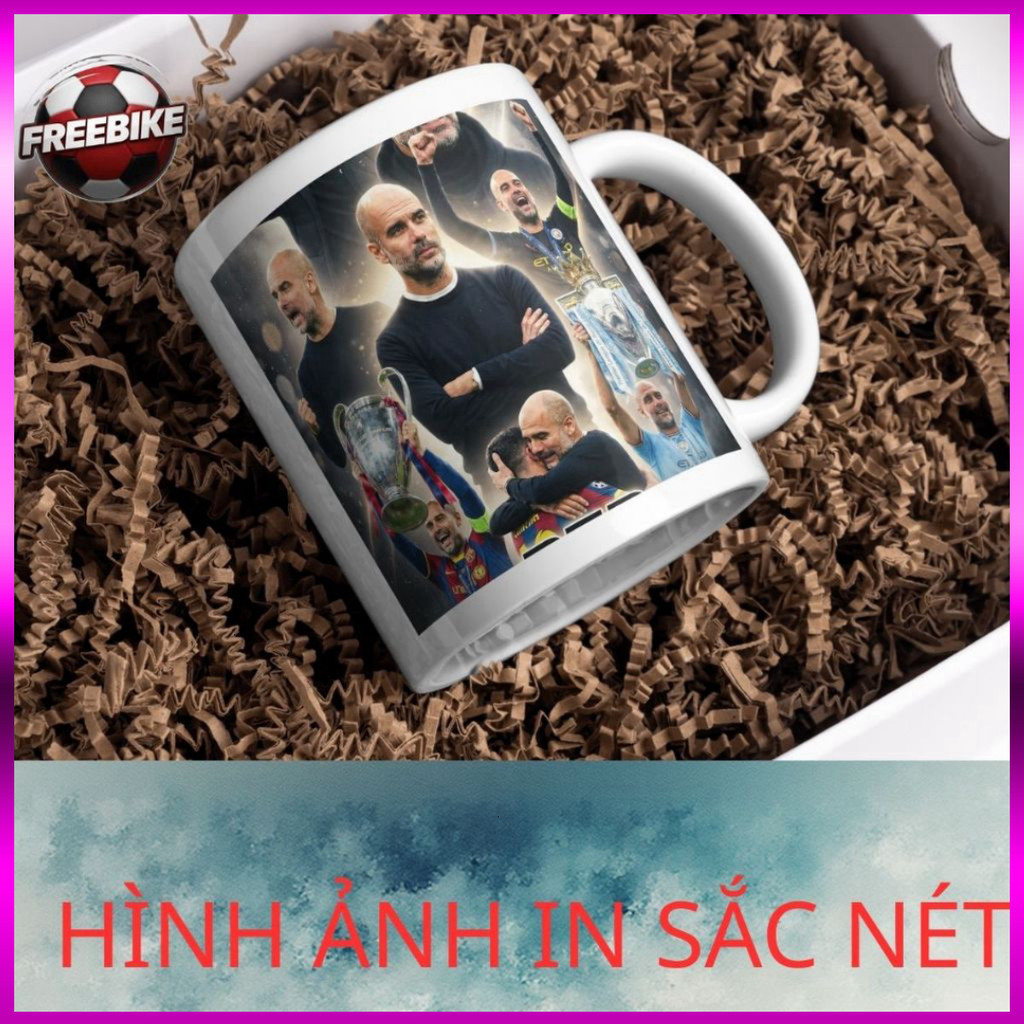 (SALE) LY SỨ IN CAO CẤP HÌNH PEP GUARDIOLA