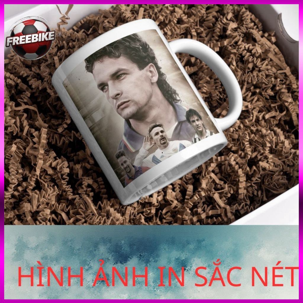 (SALE) LY SỨ IN CAO CẤP HÌNH ROBERTO BAGGIO MẪU 1