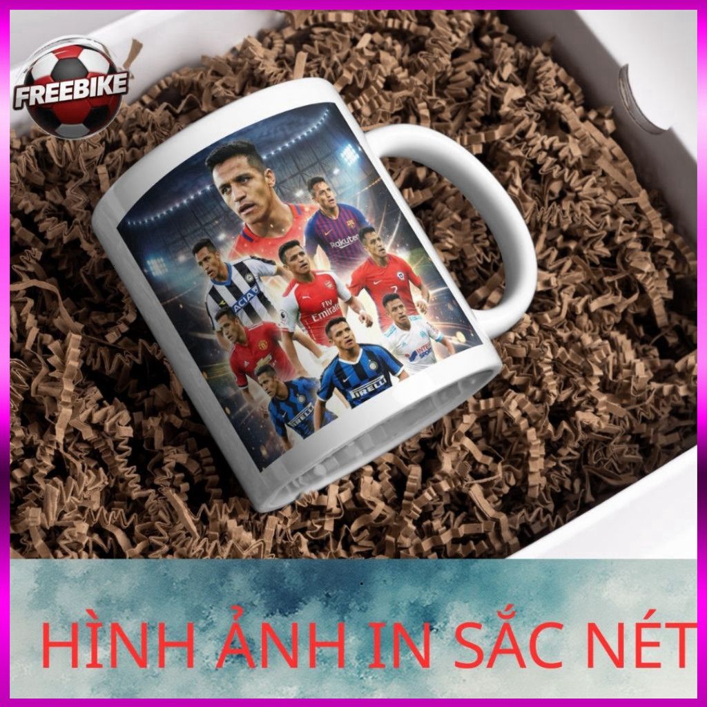 (SALE) LY SỨ IN CAO CẤP HÌNH ALEXIS SÁNCHEZ