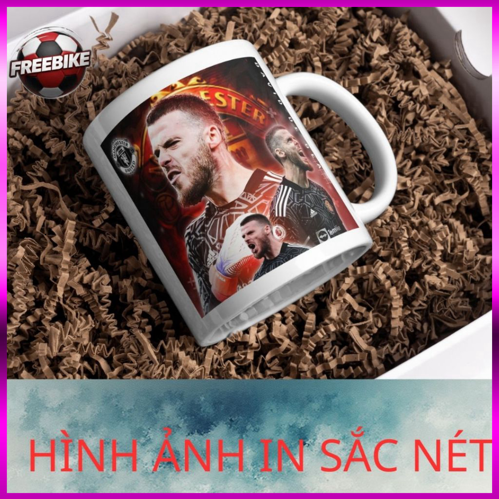 (SALE) LY SỨ IN CAO CẤP HÌNH DAVID DE GEA MẪU 1