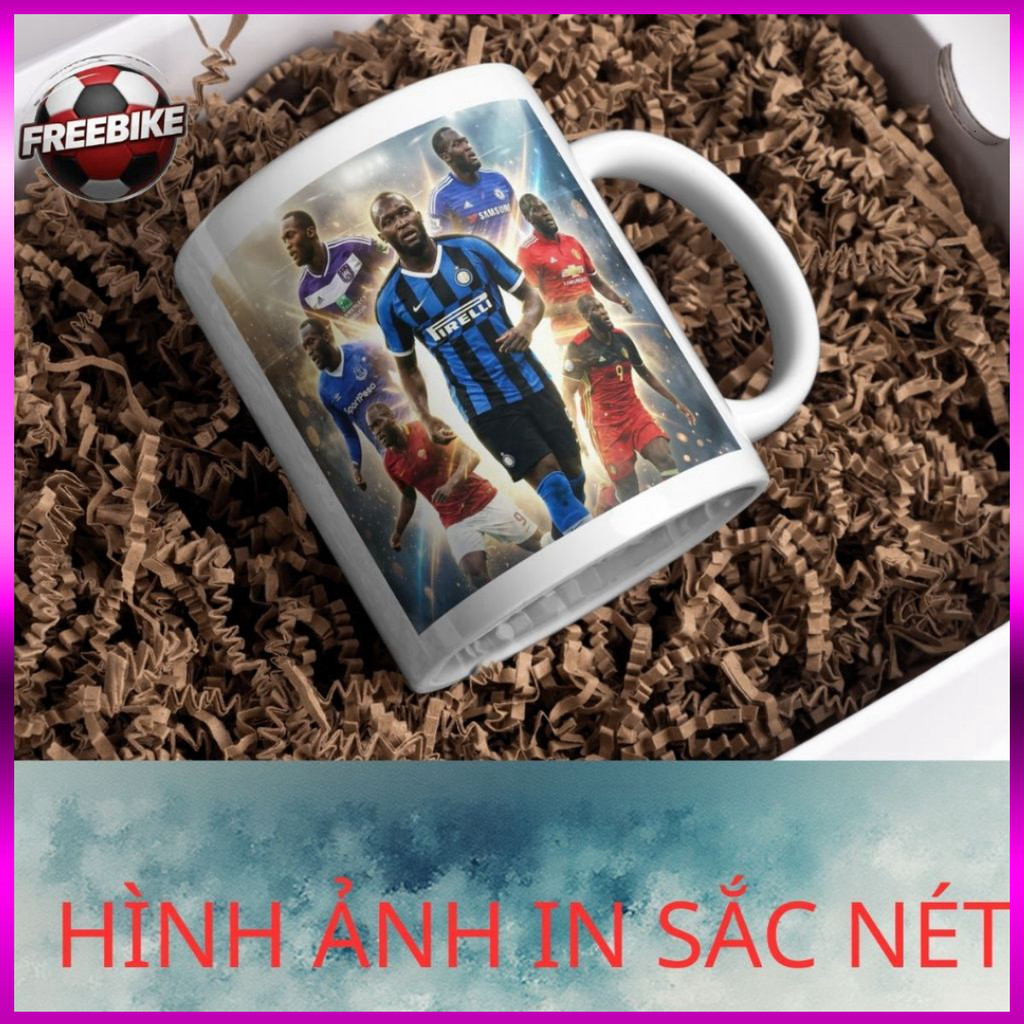 (SALE) LY SỨ IN CAO CẤP HÌNH ROMELU LUKAKU