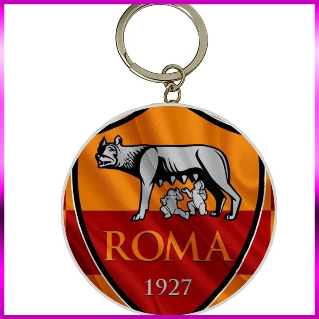 (SALE) MÓC KHÓA THIẾC IN HÌNH LOGO AS ROMA
