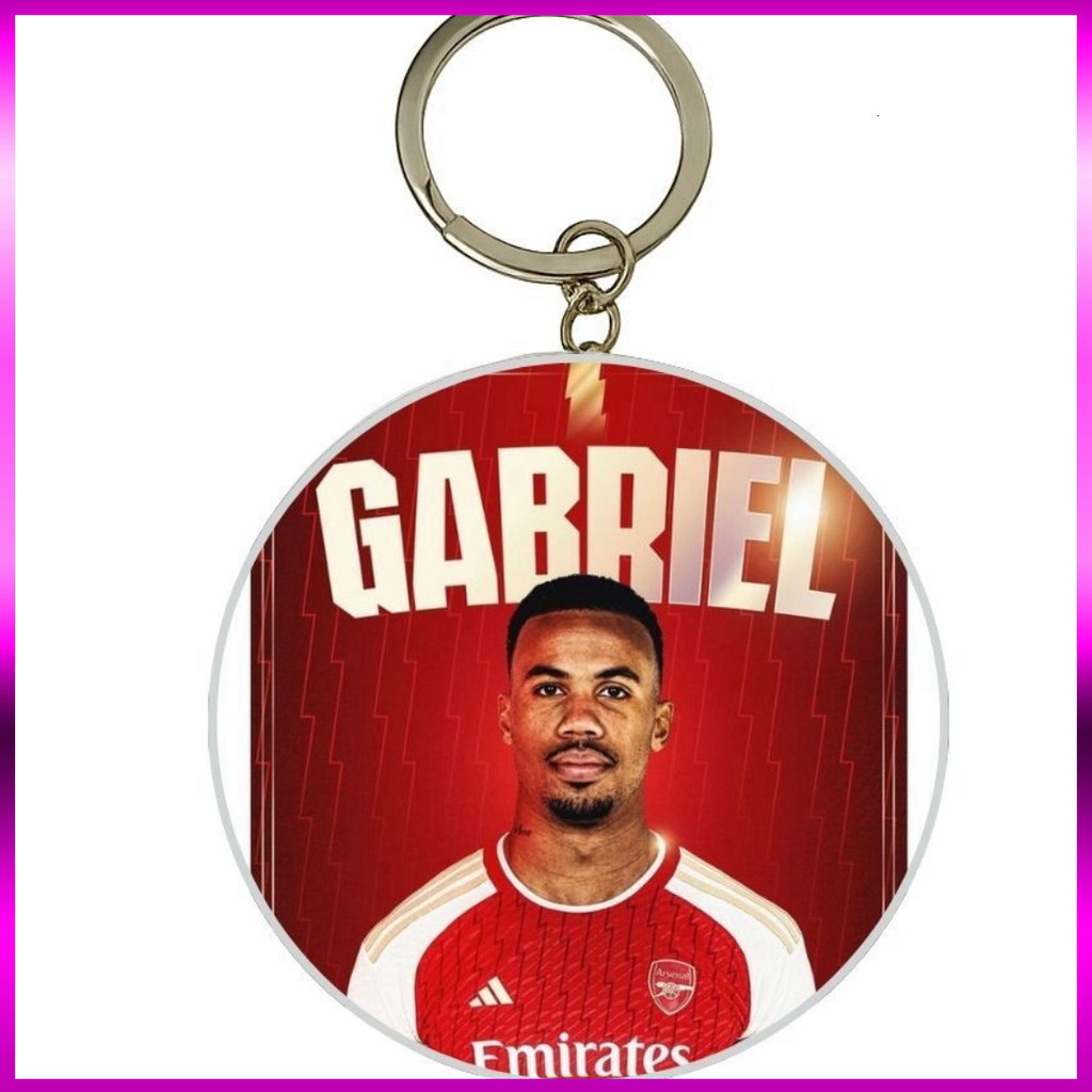 (SALE) MÓC KHÓA THIẾC IN HÌNH GABRIEL MAGALHAES MẪU 1