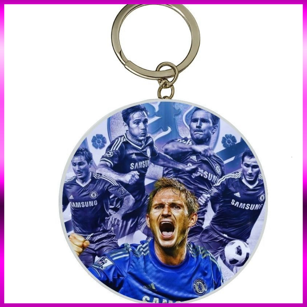 (SALE) MÓC KHÓA THIẾC IN HÌNH FRANK LAMPARD MẪU 2