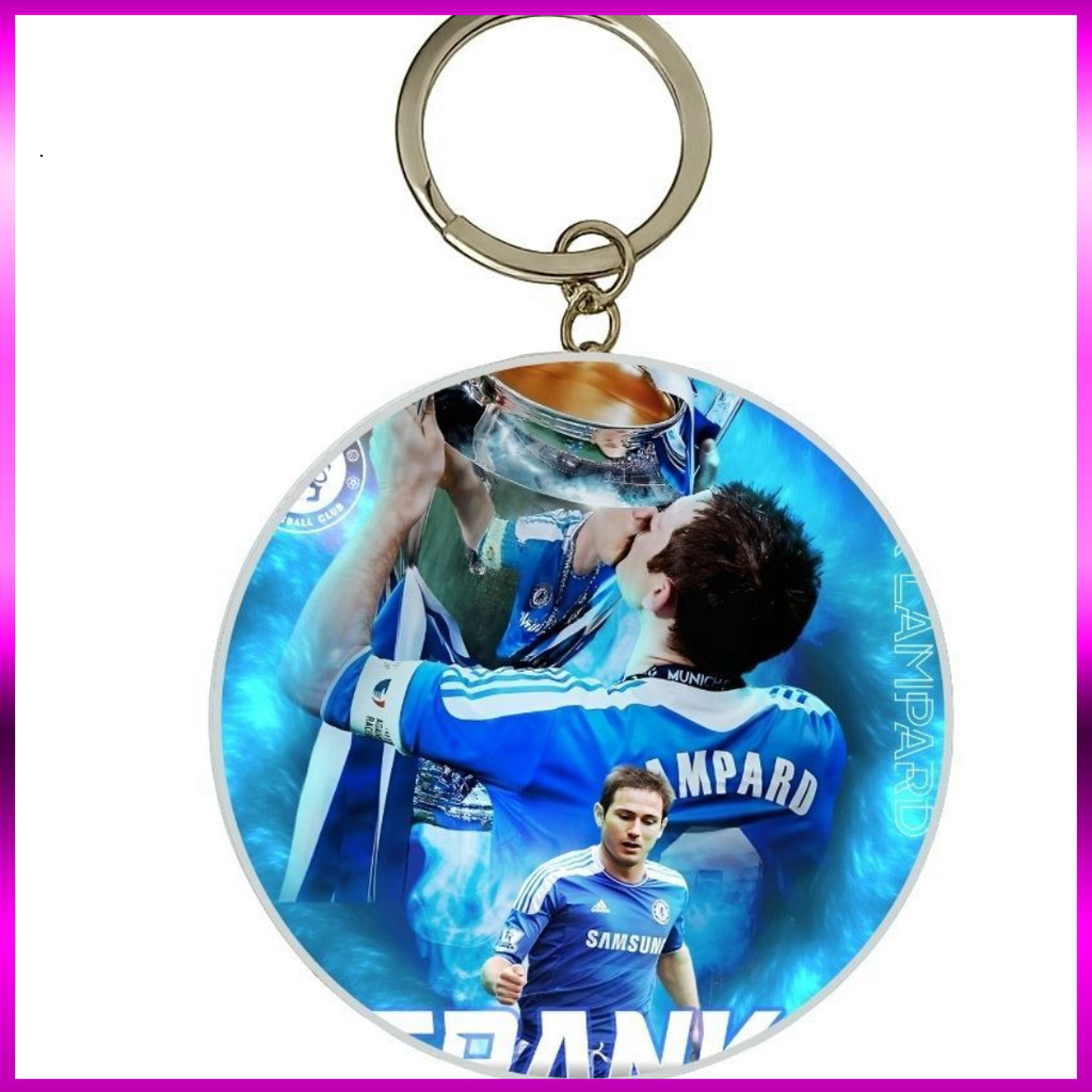 (SALE) MÓC KHÓA THIẾC IN HÌNH FRANK LAMPARD MẪU 1