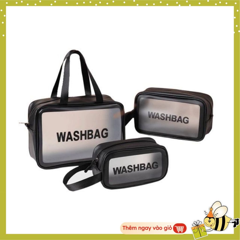 Sét 3 Túi Đựng Mỹ Phẩm WASHBAG Du Lịch - TÚI WASHBAG