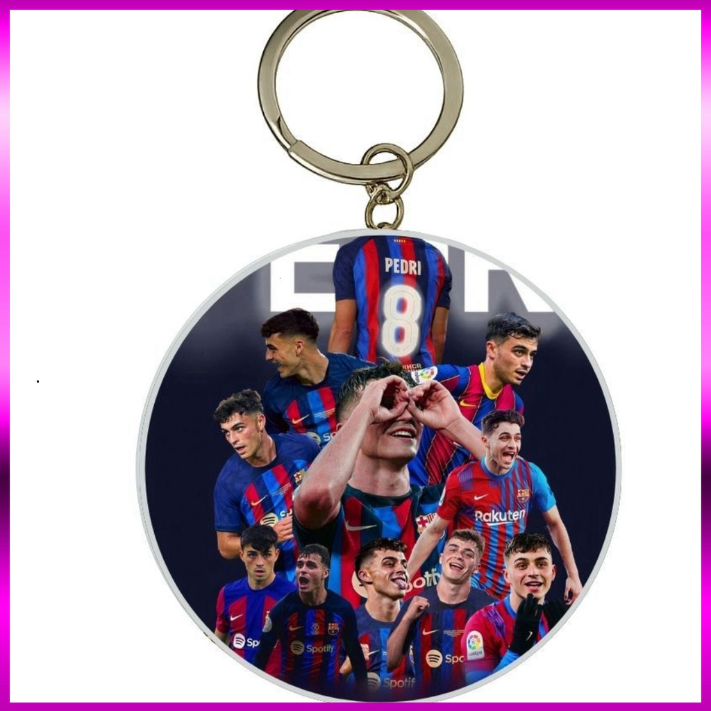 (SALE) MÓC KHÓA THIẾC IN HÌNH PEDRI GONZÁLEZ MẪU 2