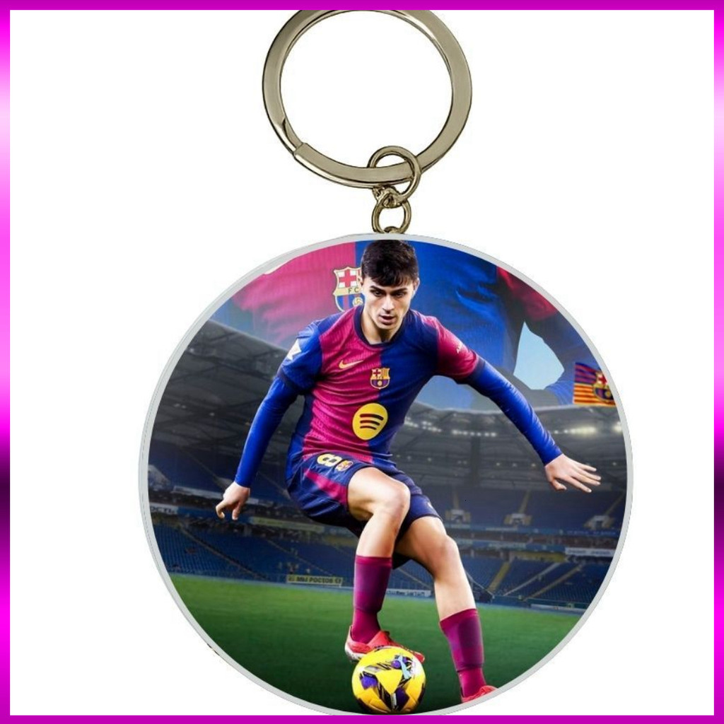 (SALE) MÓC KHÓA THIẾC IN HÌNH PEDRI GONZÁLEZ MẪU 1