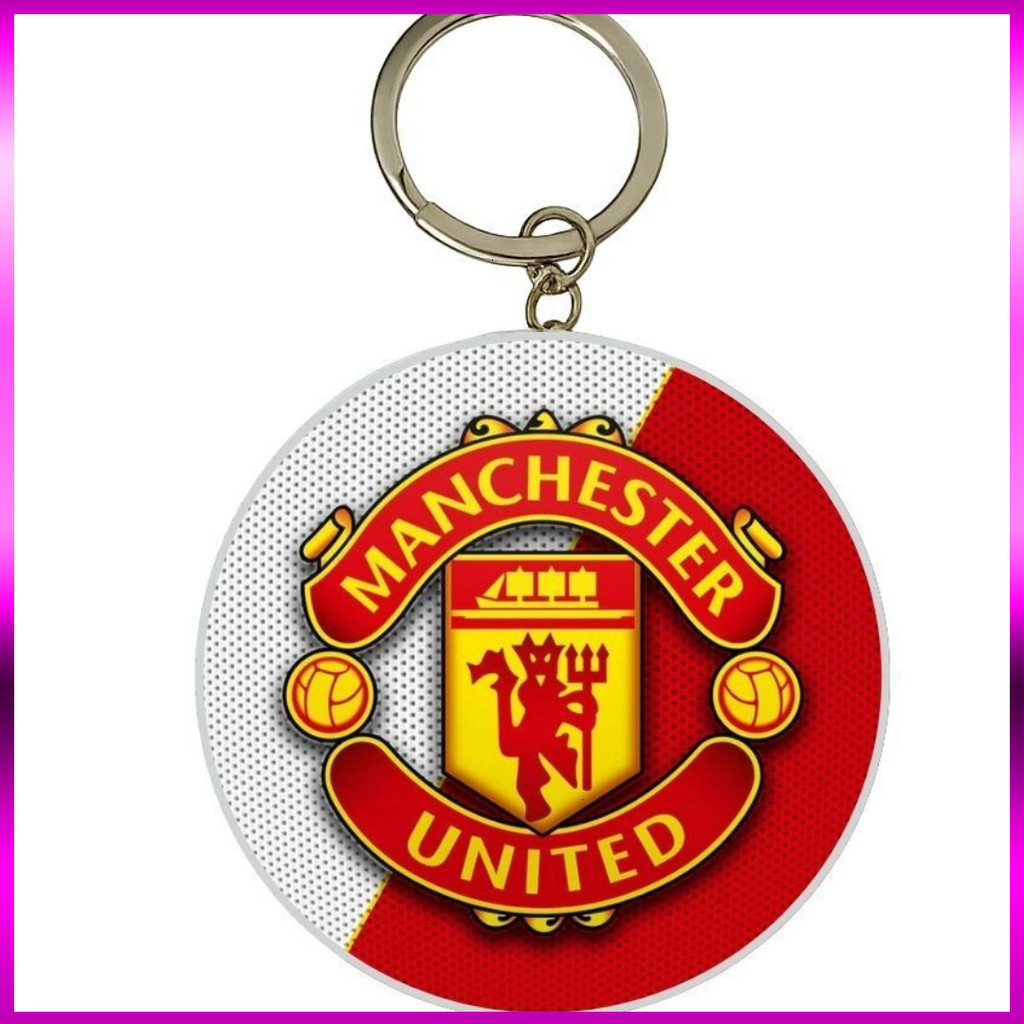 (SALE) MÓC KHÓA THIẾC IN HÌNH LOGO MANCHESTER UNITED
