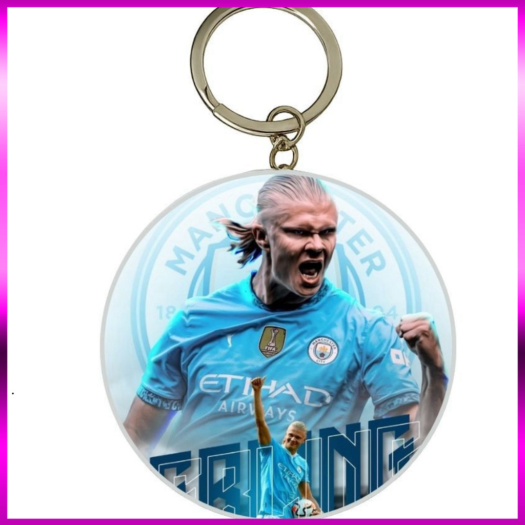 (SALE) MÓC KHÓA THIẾC IN HÌNH ERLING HALAND