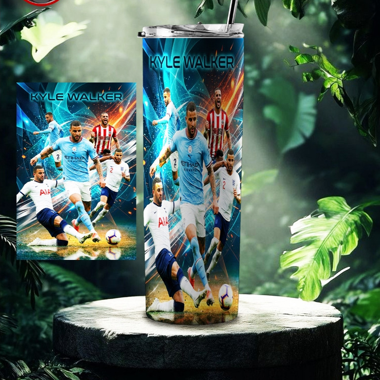 LY GIỮ NHIỆT QUÀ TẶNG HÀNG CAO CẤP BẰNG THÉP KO RỈ IN HÌNH KYLE WALKER