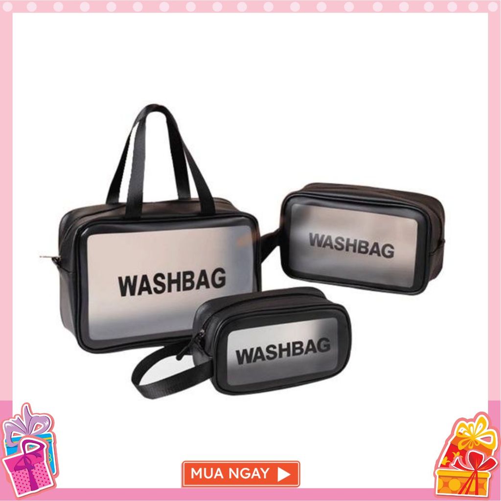 Sét 3 Túi Đựng Mỹ Phẩm WASHBAG Du Lịch - TÚI WASHBAG