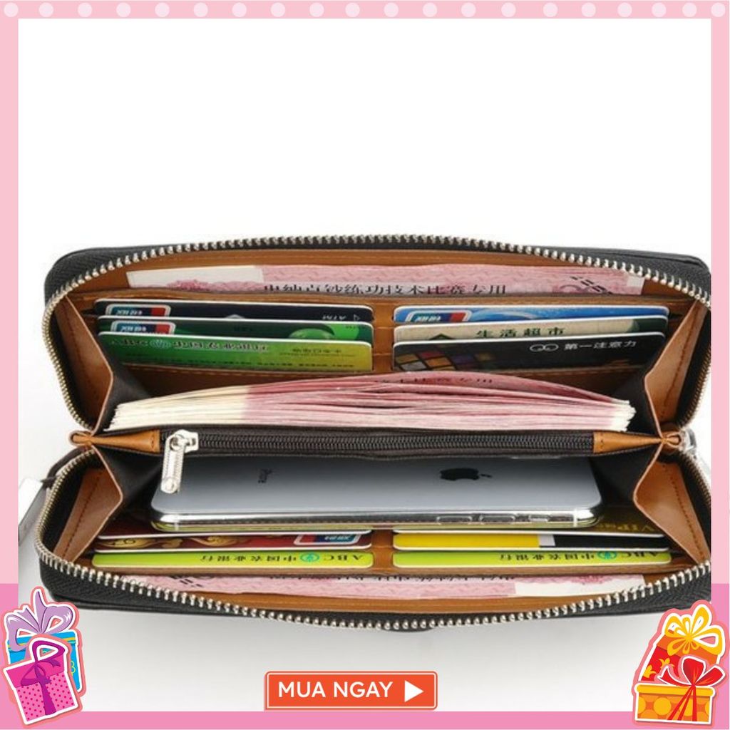 VÍ NAM CẦM TAY - Ví Dài Nam- Nữ Cầm Tay Hàng Hiệu Cao Cấp