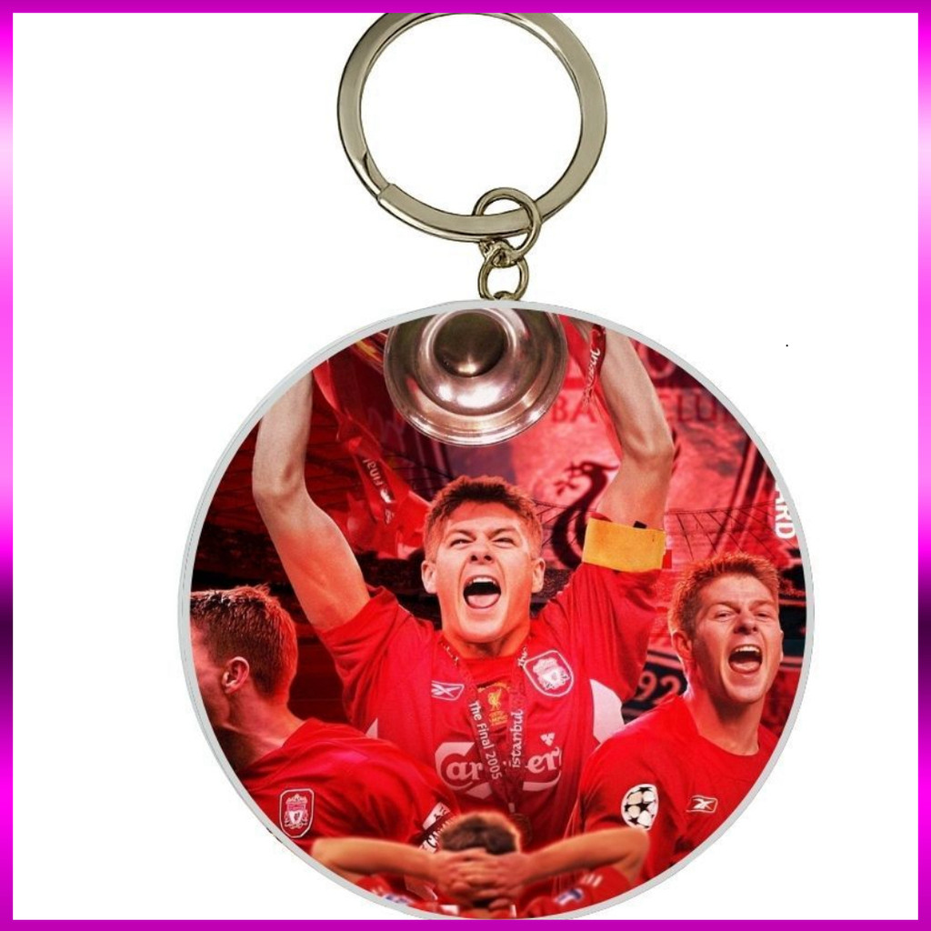 (SALE) MÓC KHÓA THIẾC IN HÌNH STEVEN GERRARD