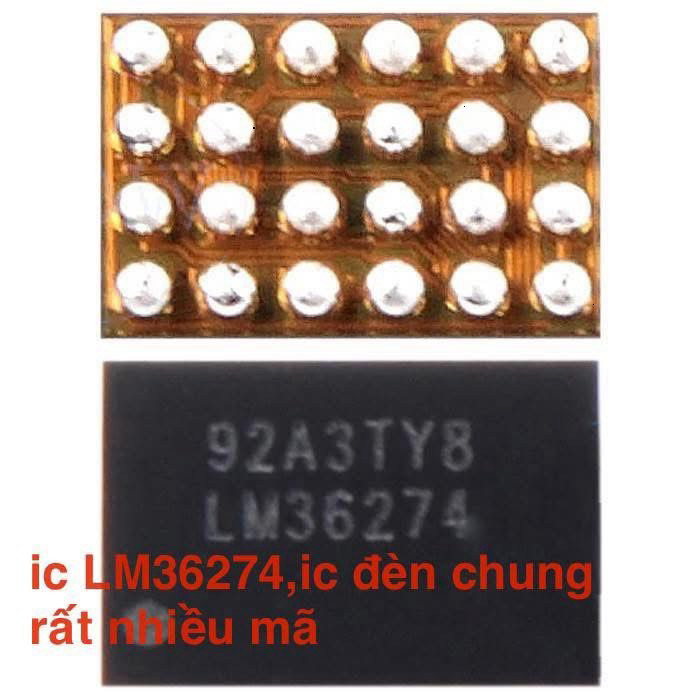 ic LM36274 ic đèn chung nhiều mã
