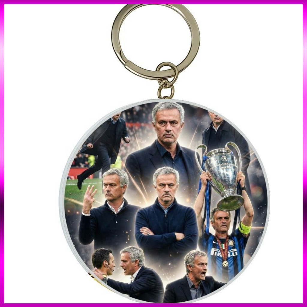 (SALE) MÓC KHÓA THIẾC IN HÌNH JOSÉ MOURINHO