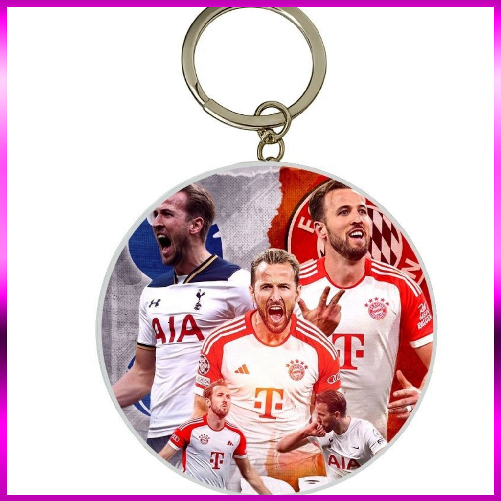 (SALE) MÓC KHÓA THIẾC IN HÌNH HARRY KANE