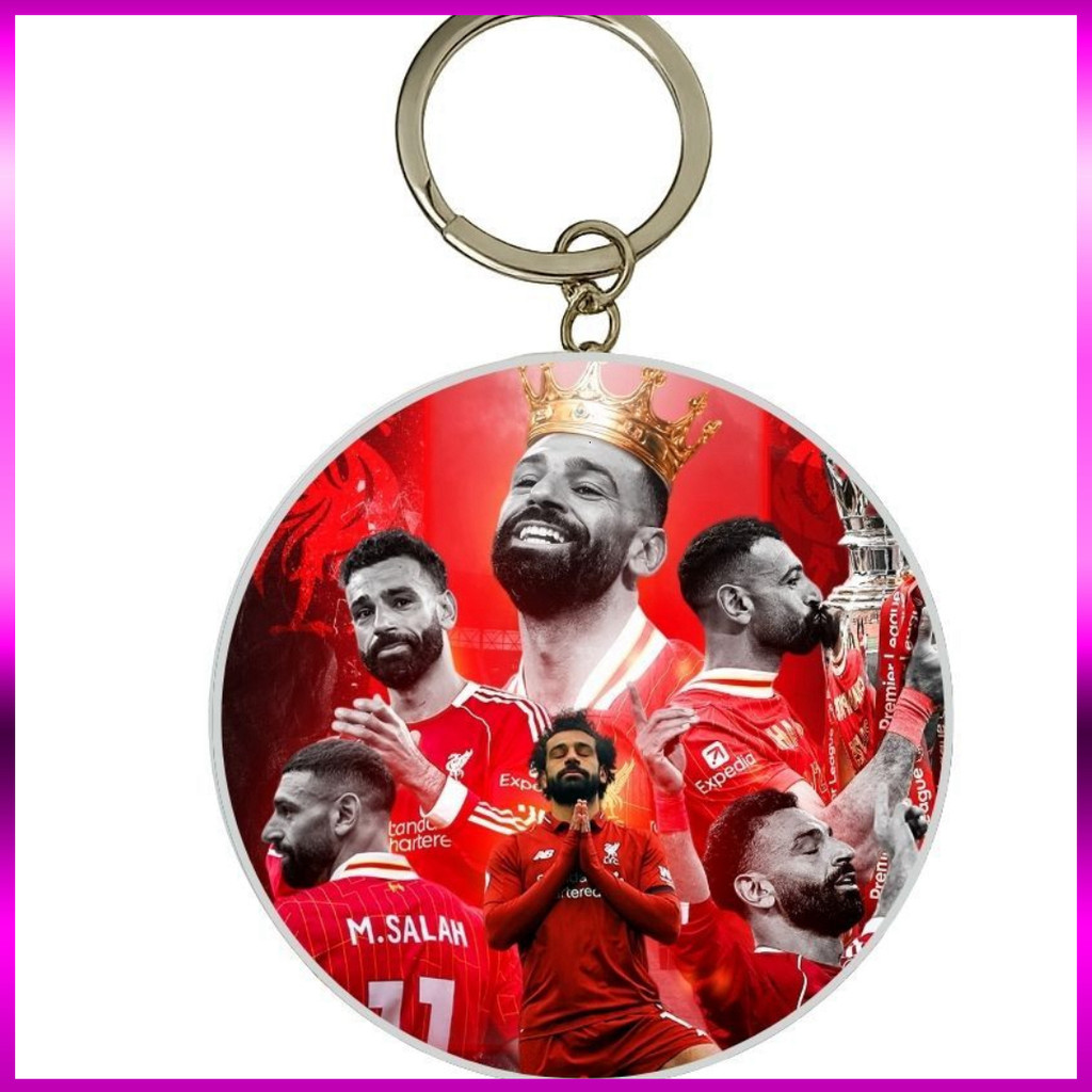 (SALE) MÓC KHÓA THIẾC IN HÌNH MOHAMED SALAH