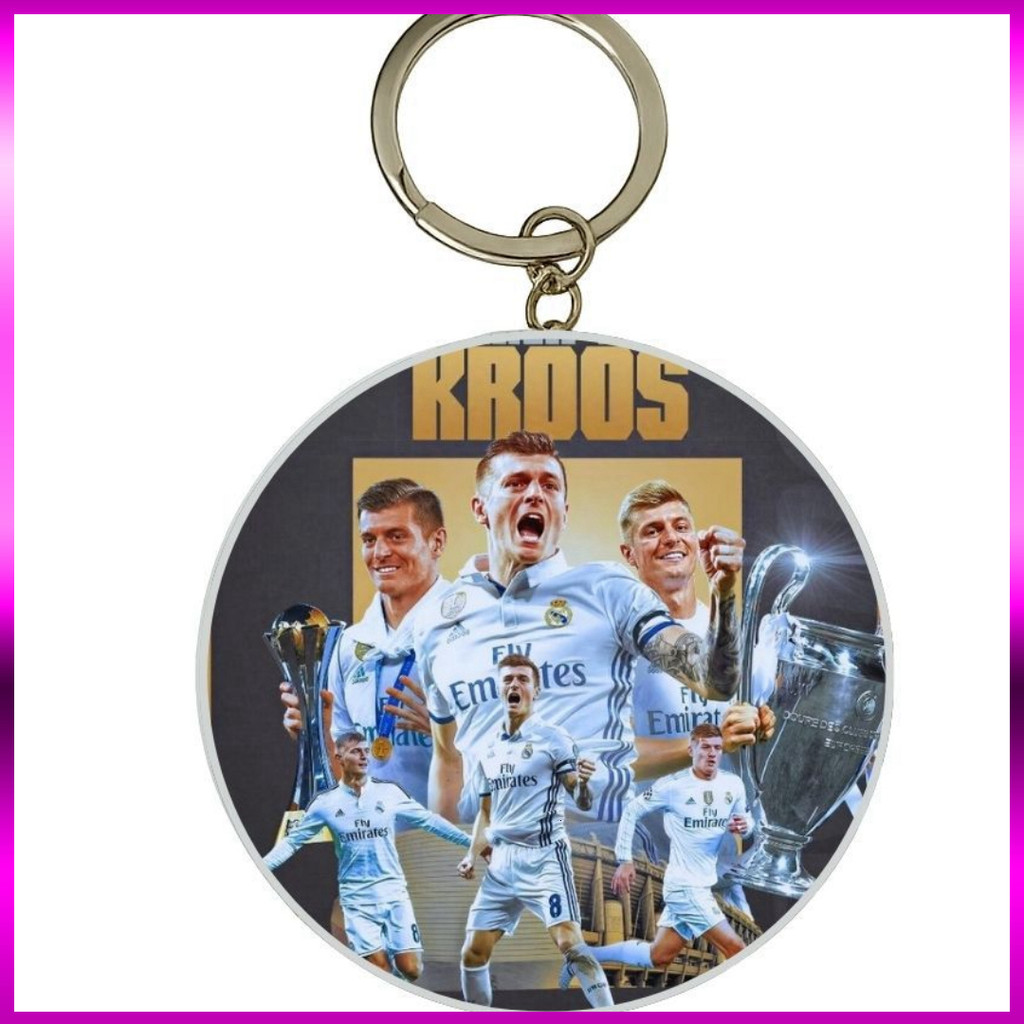 (SALE) MÓC KHÓA THIẾC IN HÌNH TONI KROOS