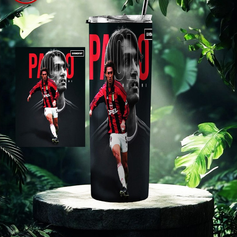 LY GIỮ NHIỆT QUÀ TẶNG HÀNG CAO CẤP BẰNG THÉP KO RỈ IN HÌNH PAOLO MALDINI