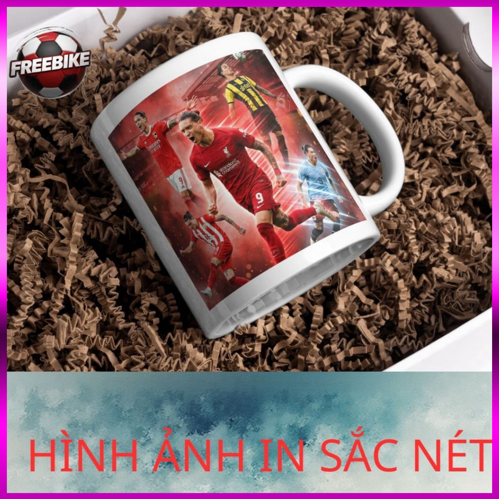 (SALE) LY SỨ IN CAO CẤP HÌNH DARWIN NUNEZ