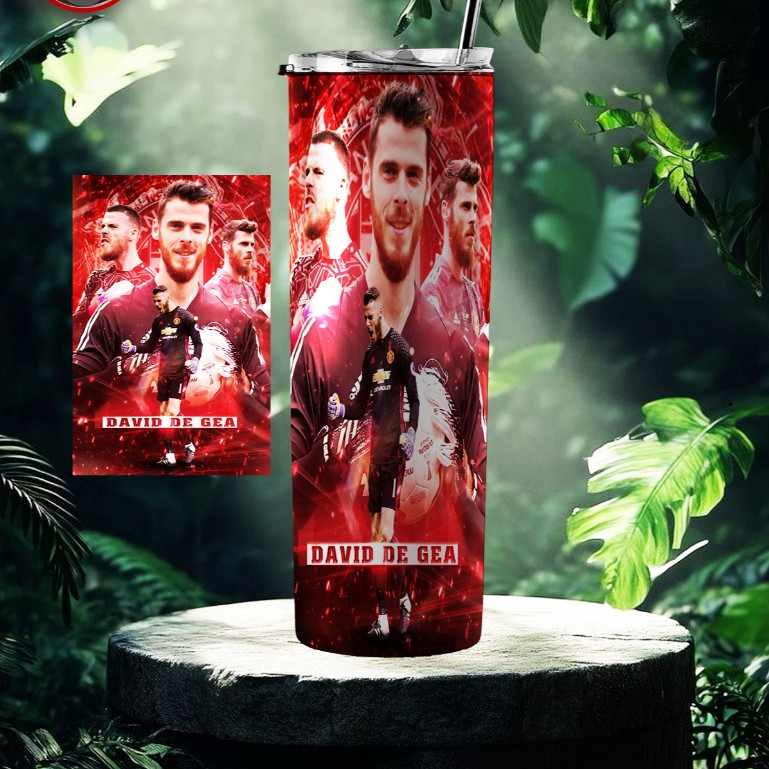 LY GIỮ NHIỆT QUÀ TẶNG HÀNG CAO CẤP BẰNG THÉP KO RỈ IN HÌNH DAVID DEGEA MẪU 2