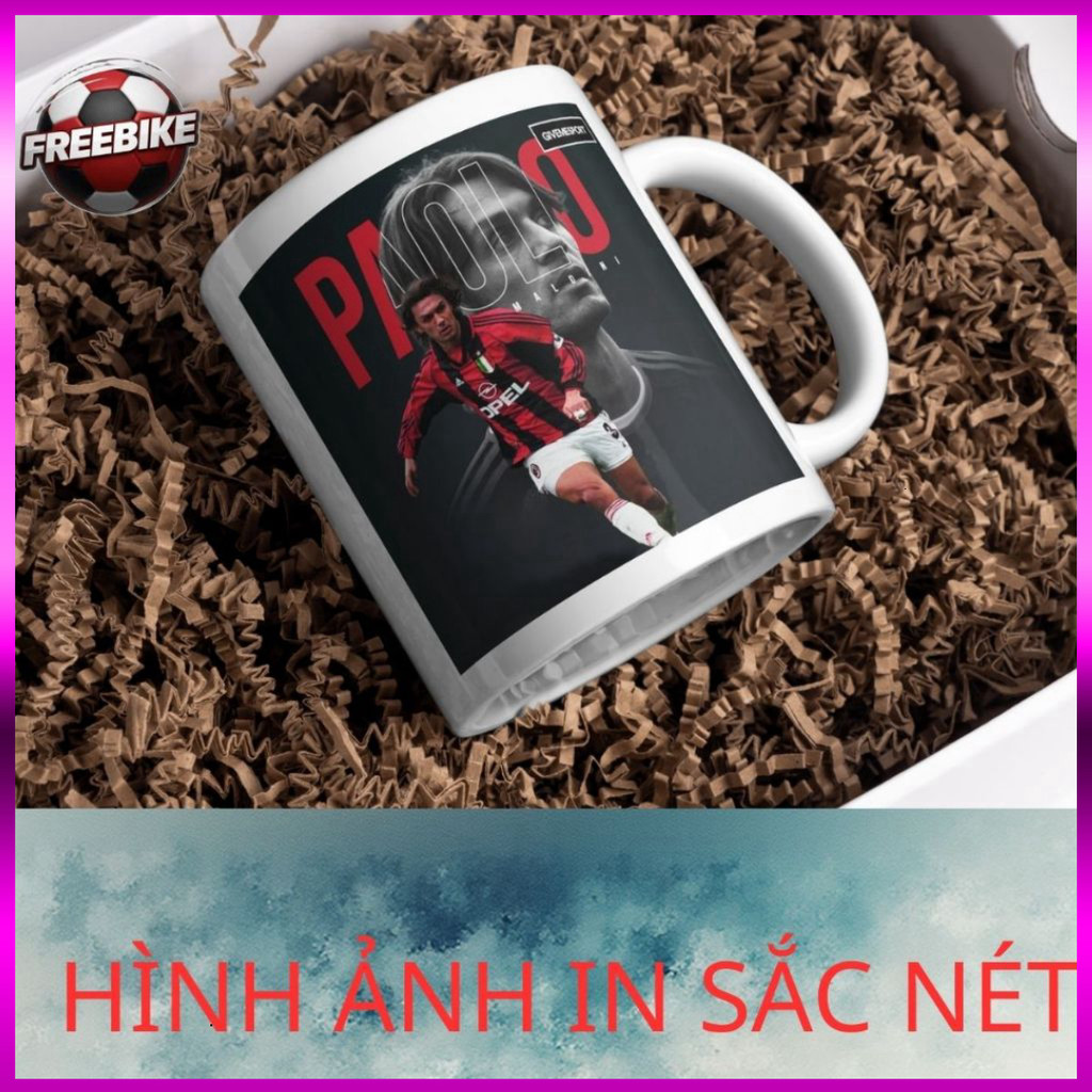 (SALE) LY SỨ IN CAO CẤP HÌNH PAOLO MALDINI