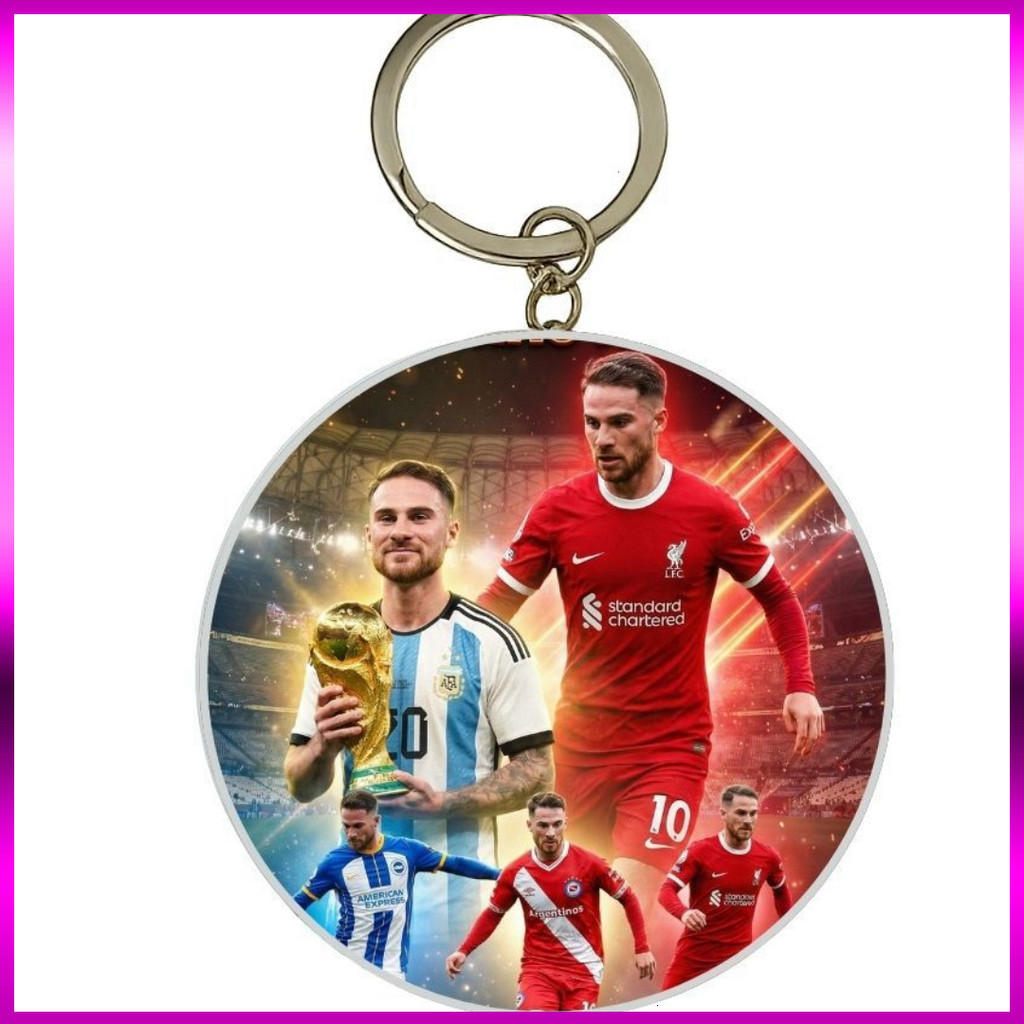 (SALE) MÓC KHÓA THIẾC IN HÌNH ALEXIS MAC ALISTER