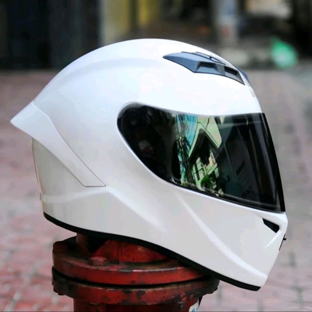 Mũ bảo hiểm Royal M266 Trắng full face 2 kính Helmet