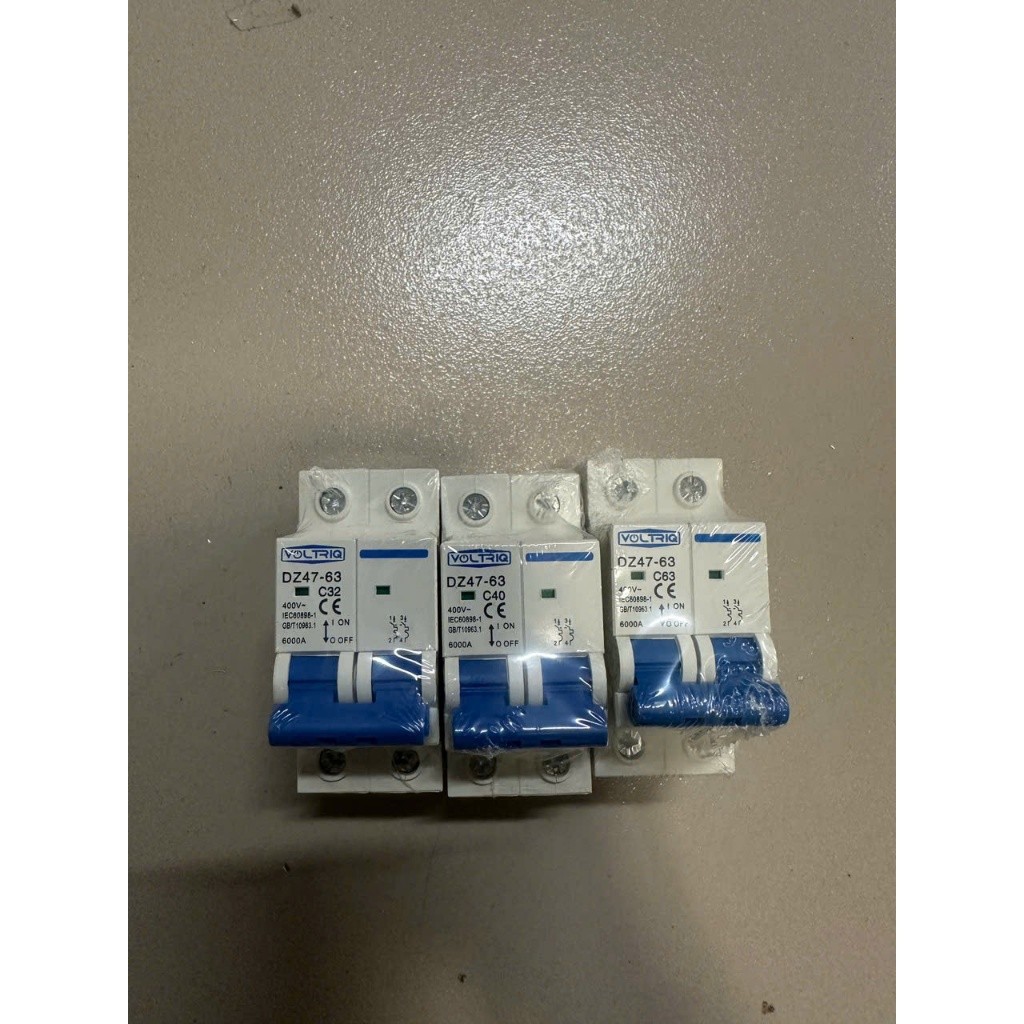 Aptomat  MCB DZ47-63 bảo vệ quá tải, ngắn mạch | 2P 400V | Dòng C32/C40/C63 | 600