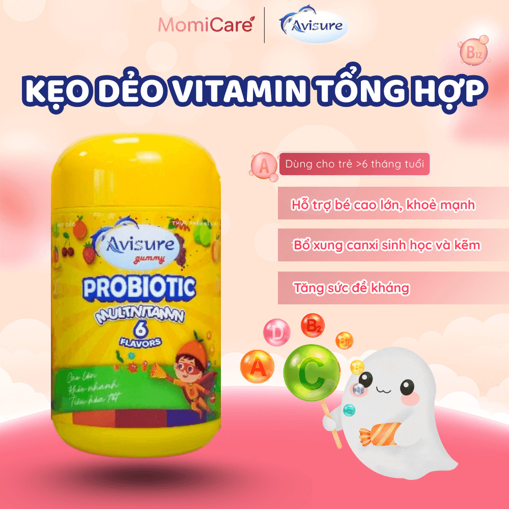 Avisure Gummy Vitamin Cho Bé Dạng Kẹo Dẻo – Hỗ Trợ Tăng Đề Kháng, Bổ Sung Vitamin
