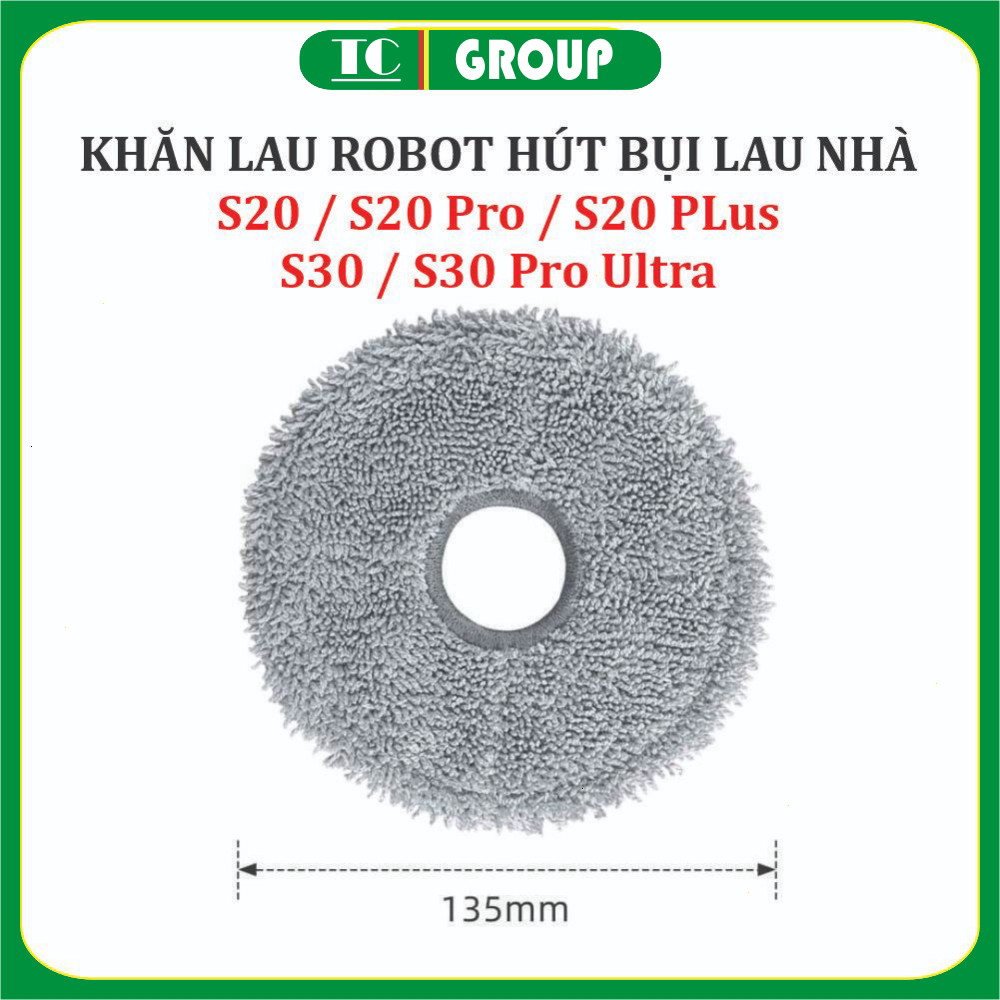 Khăn lau, Giẻ lau Robot hút bụi lau nhà Mi Dreame S20/ S20 Pro/ S20 Plus, S30/ S30 Pro Ultra , .