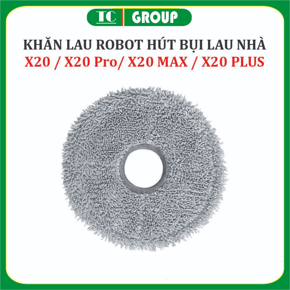 Khăn lau, Giẻ lau Robot hút bụi lau nhà Mi Dreami X20/ X20 Pro/ X20 Max/ X20 Plus/ X20+ , .