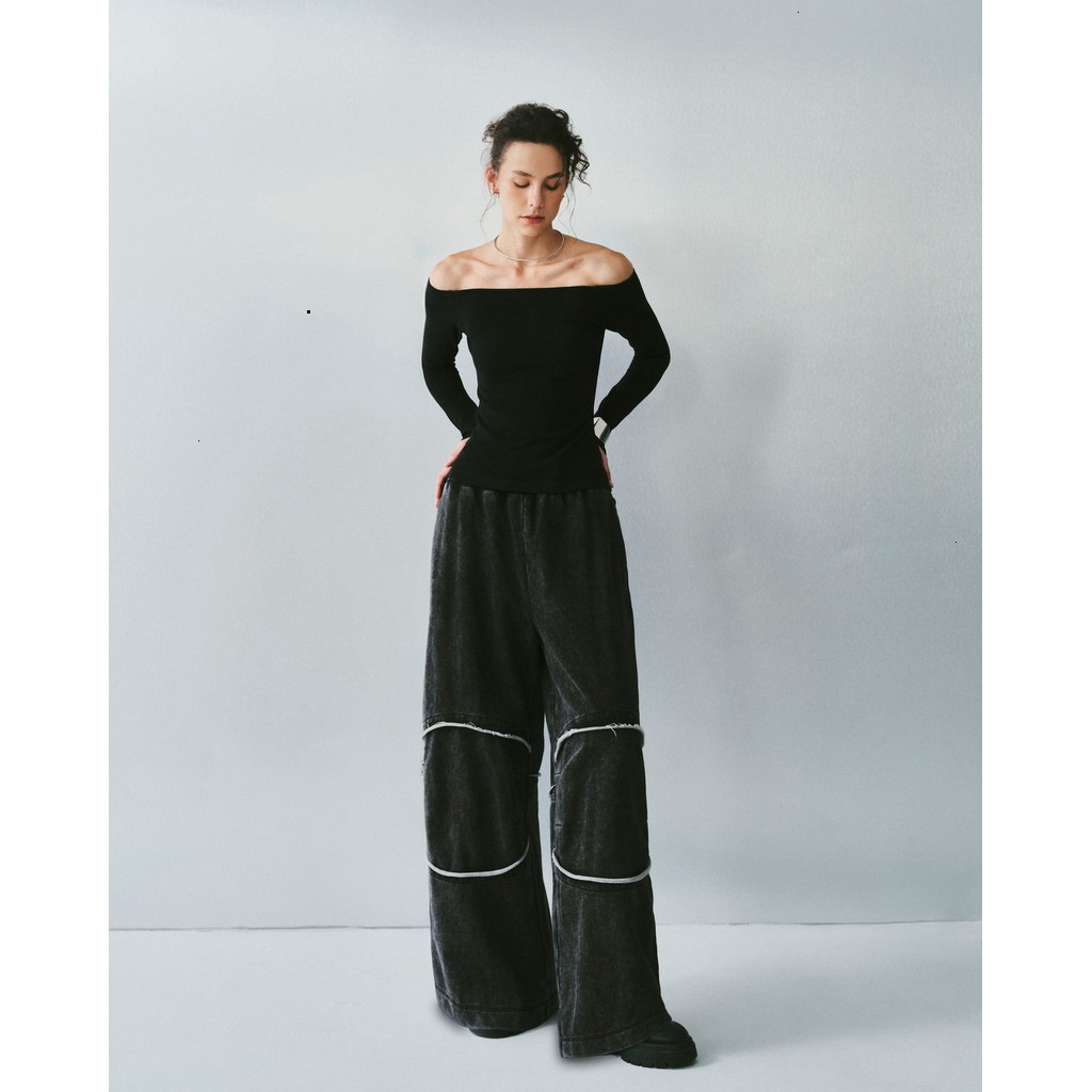 [DEZUS] Quần Da Cá Dáng Xuống Cạp Chun - HITA PANT - Y4WW250208