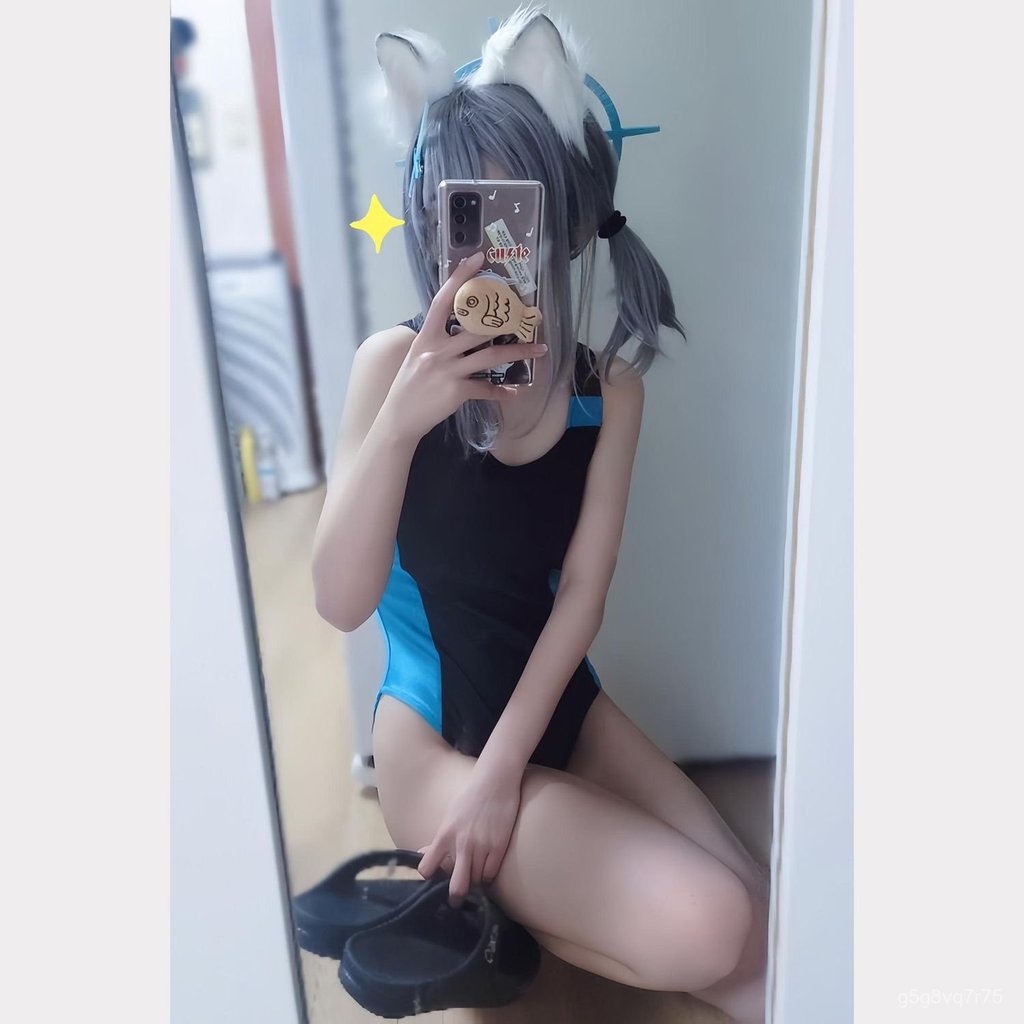 Cát Sói Xanh Lưu Trữ Bai Zi cos Đồ bơi tam giác nước tồn kho, huấn luyện đặc biệt, đua, suối nước nó