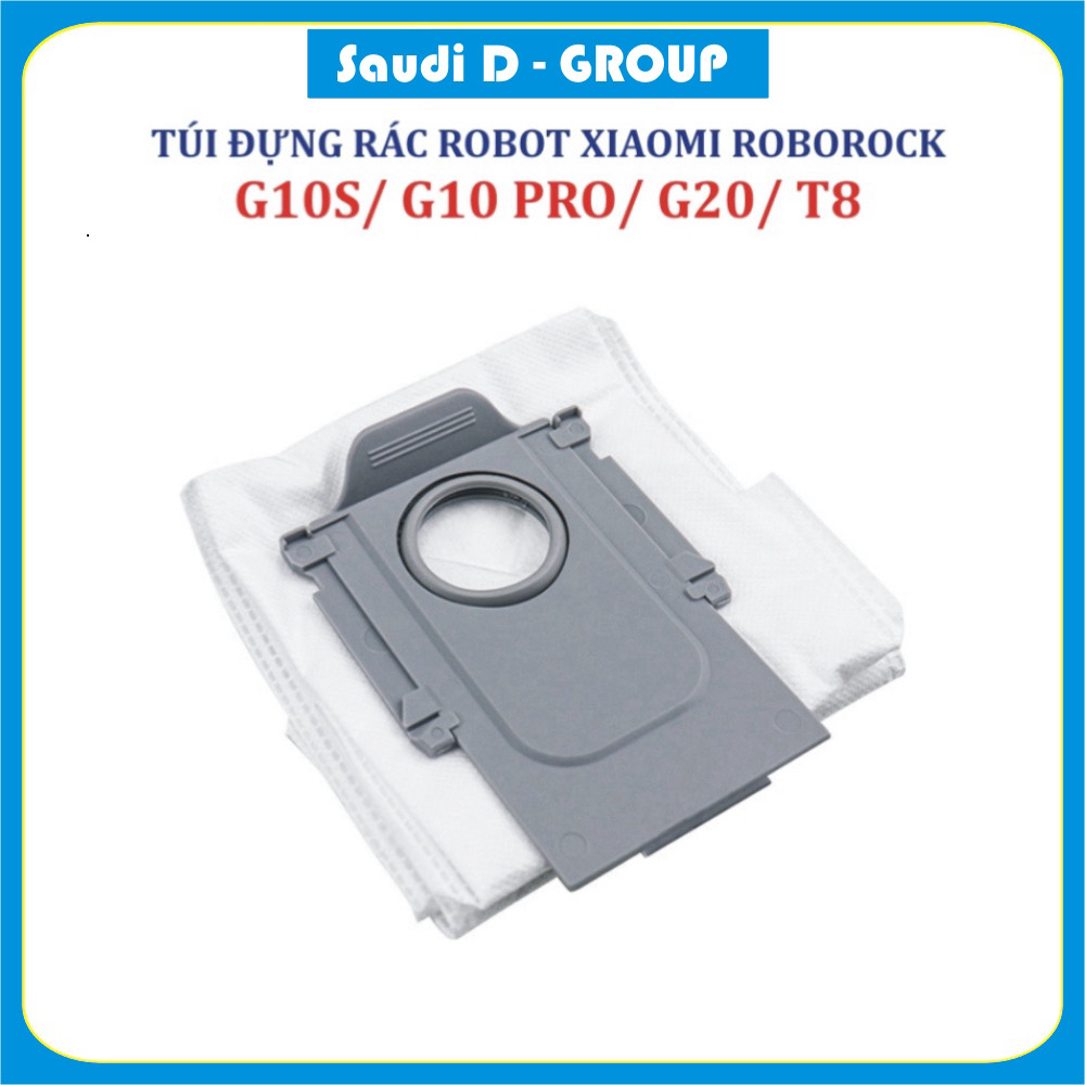 Túi đựng rác Robot hút bụi Mi Roborock G20, G10 S, G10 Pro, T8 Túi Đựng bụi cho thùng rác tự động . 