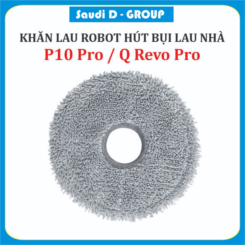 Khăn lau, Giẻ lau Robot hút bụi lau nhà Mi Roborock Q Revo 5AE / Edge 5V1/ S5A, QR 798, Q Revo C Pro