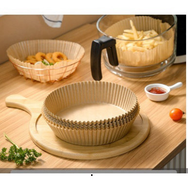 Bộ 250 Miếng Ga Nướng Chống Dính Hình Tròn, Thấm Dầu Cho Nồi Chiên Không Dầu, Tiện Ích Tuyệt Vời!