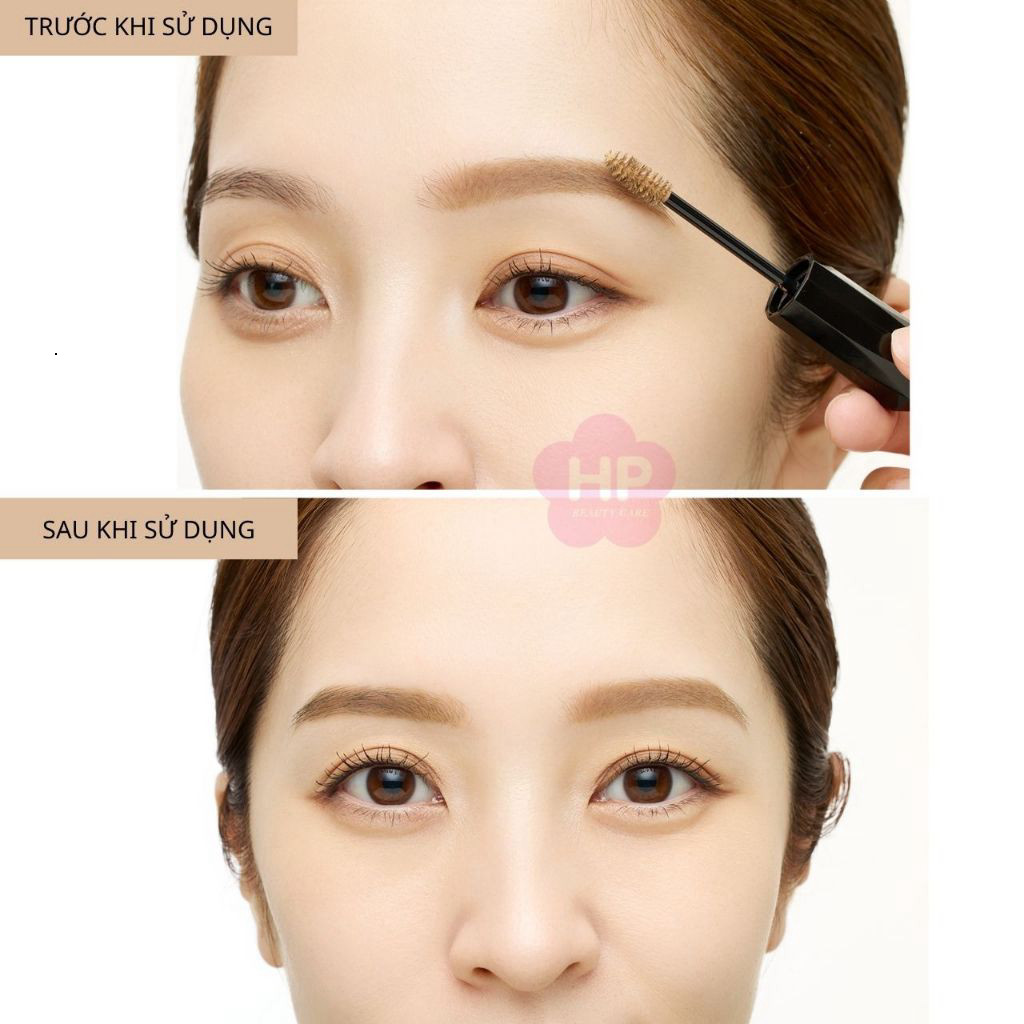 Mascara Chải Đổi Màu Lông Mày Chống Lem Trôi Ex Kissme Heavy Rotation Coloring Eyebrow 8g - Flower.C