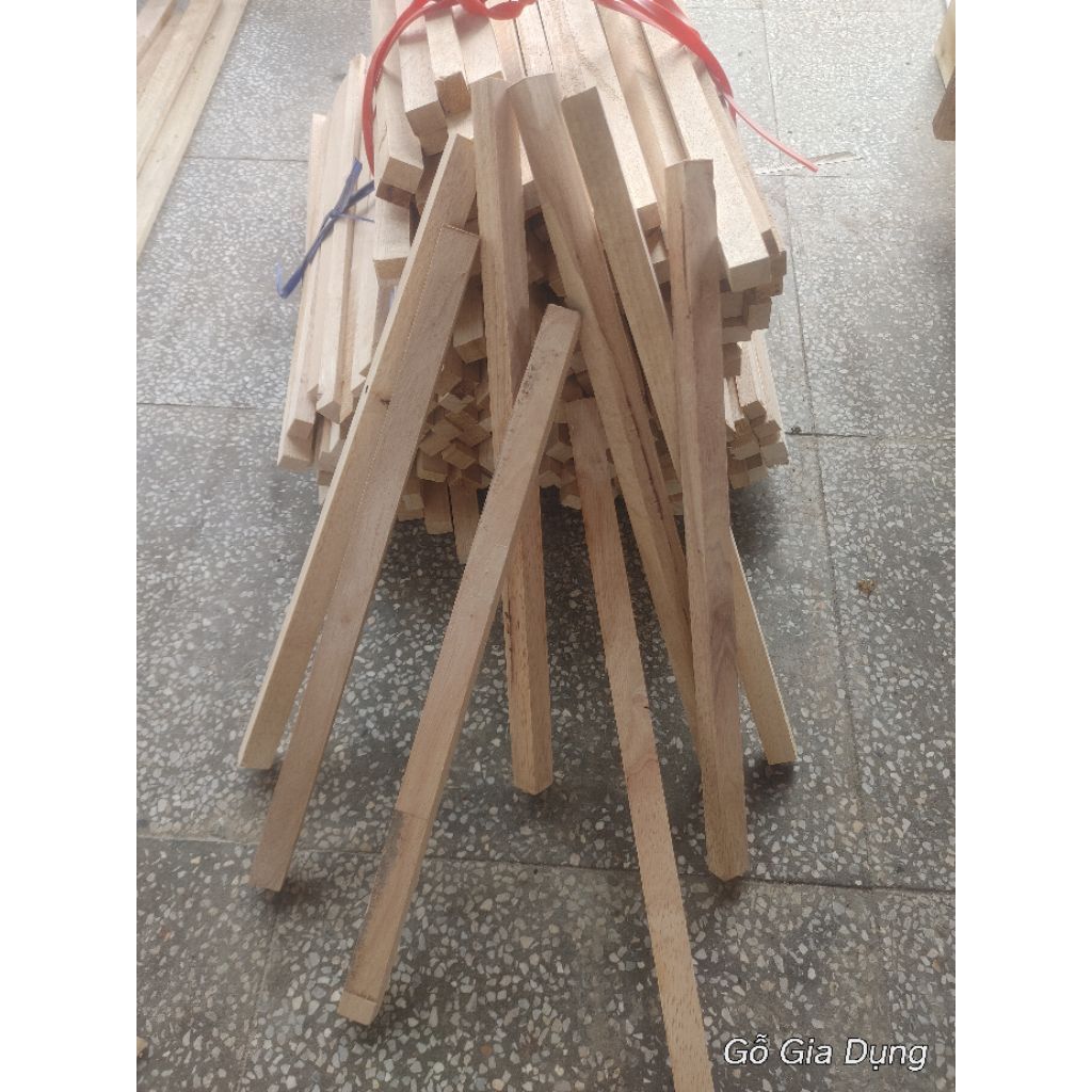 10 Thanh gỗ tràm vuông baò mịn 1cm x 1cm