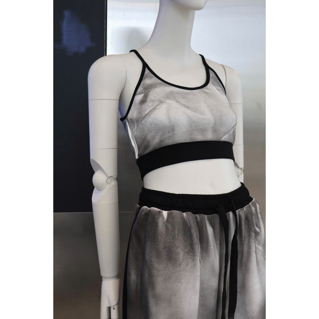 [DEZUS] Set Đồ Sporty Bra Top & Quần Ống Rộng - Dezus Streetwear - SWANY SET - Y6CW250803