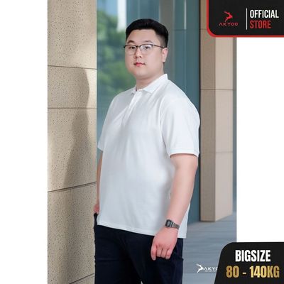 Áo Polo Bigsize 80-140KG AKYOO Cao Cấp Chuẩn Form, Sang Trọng - Thanh Lịch - PL TRANG HT_PL TRANG