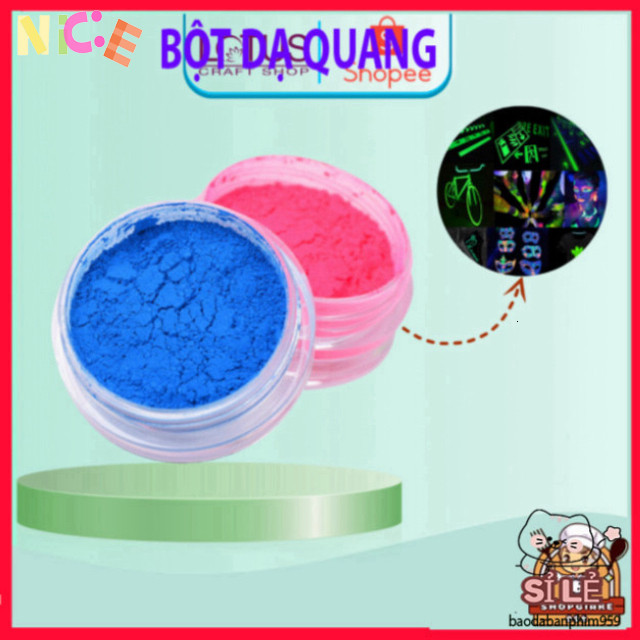 Bột Phát Sáng Đa Sắc - Giải pháp chiếu sáng huỳnh quang từ LOTUS CRAFT SHOP.