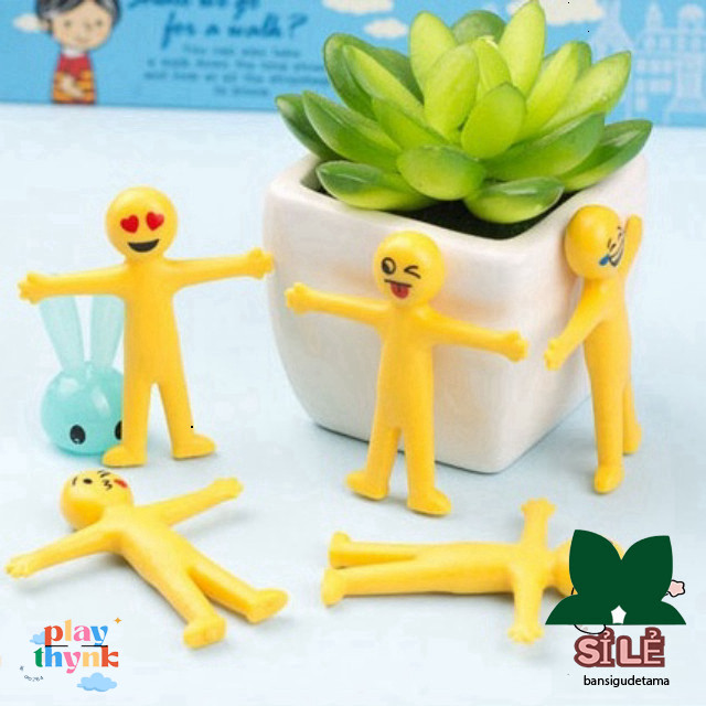 Bộ 5 Đồ Chơi Kéo Dẻo Emoji - Giải Tỏa Căng Thẳng Siêu Dễ Thương (1553KDS)