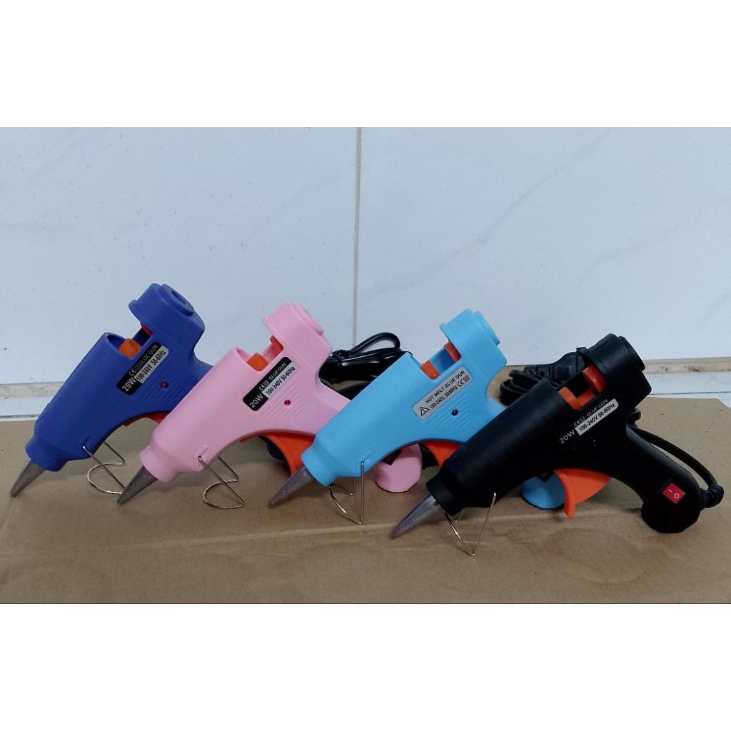 1 máy bắn keo nến 20w, máy keo nến 20w tặng kèm 5 cây keo hư