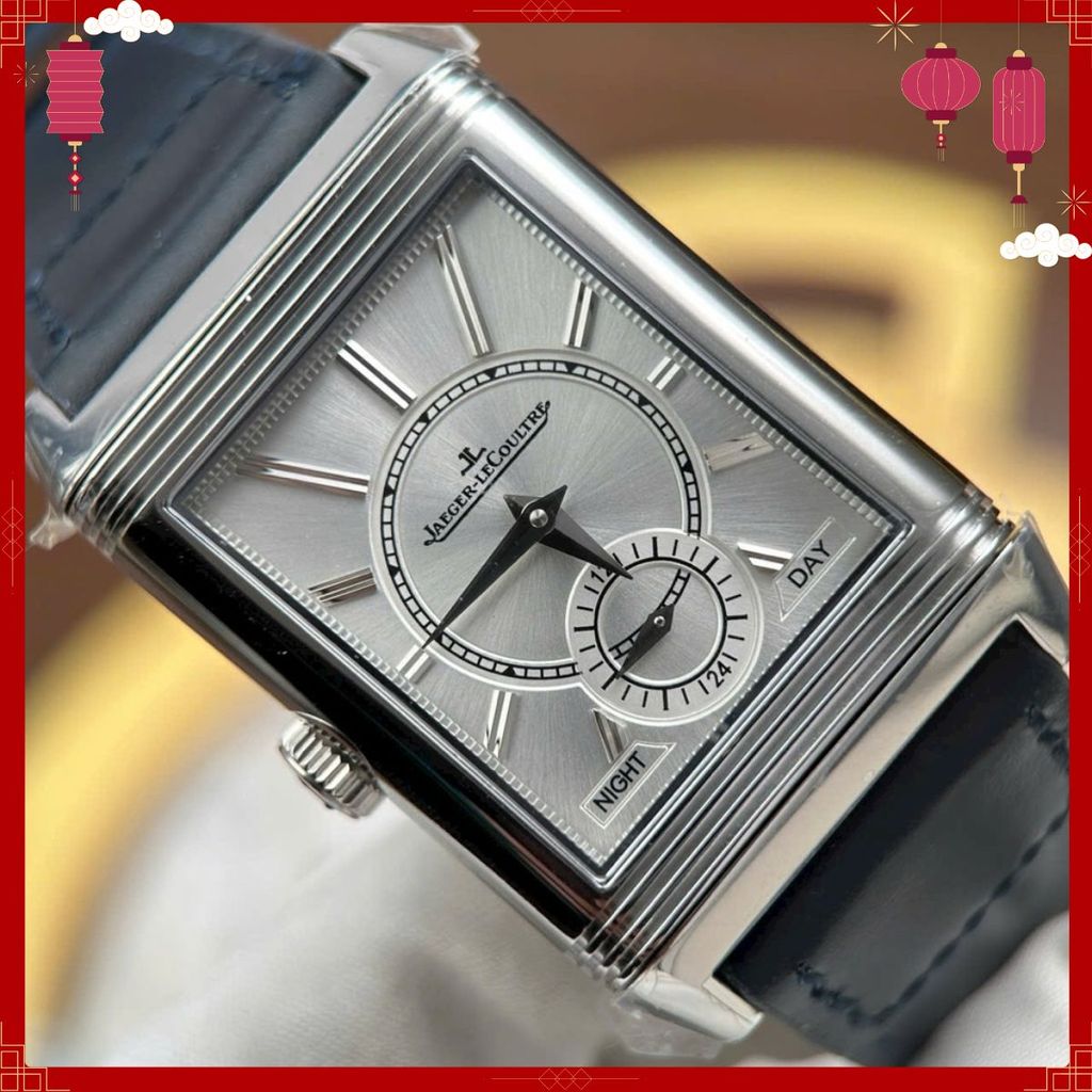 Jaeger LeCoultre Master Reverso Tribute Small Seconds— size 28.3mm x 47mm— máy cal854A— có 2 mặt số