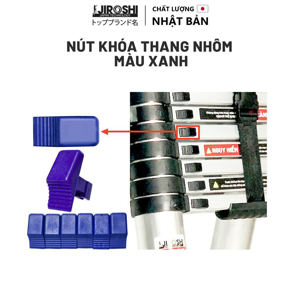 Giải pháp an toàn cho thang nhôm rút - Chốt khóa JIROSHI tiện dụng