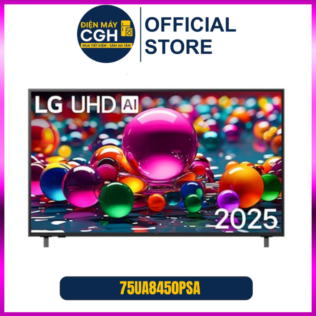 Ib shop đặt Tivi LG 75 inch 4k Smart TV 75UA8450PSA .. Giao nhanh.